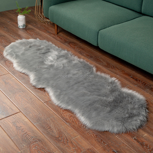 Super Soft Fluffy Faux Fur tappeti in pelle di pecora camera da letto divano divano soggiorno Runner cuscino ad alta densità peluche tappeto copridivano letto - Product Image 4
