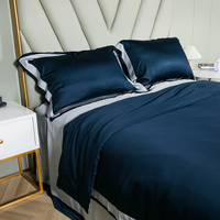 Draps imprimés 100% Lyocell, bonne qualité, style moderne, ensembles de literie, housses de couette, design personnalisé, certifié OEKO-TEX, 300tc