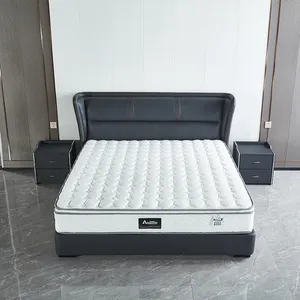 Factory direct full size bonnel pocket spring king twin sizes pillow top gel memory foam mattress foam topper with wholesale pri