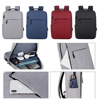 Cobest Logo personnalisé sac d'école de voyage d'affaires bon marché 15.6 pouces sac à dos pour ordinateur portable avec USB