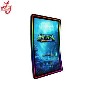 Gaya Amerika 32 inci melengkung dengan layar sentuh emas tampilan Led sistem Game RS232 layar sentuh kapasitif - Product Image 1