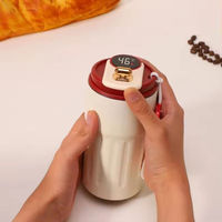 Mug à café en acier inoxydable 316, bouteille d'eau portable élégante, tasse cadeau minimaliste pour hommes et femmes, isotherme avec couvercle