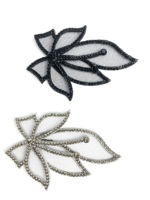 Clip à cheveux en strass à fleurs, simple et élégant, décorations de chaussures, matériel de bijouterie, Qing Yu C021