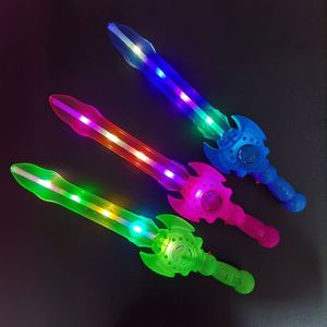 New Glowing Flashlight Shark Knife Shark Sword Plastic Sword New Mini Knife Gravity-Sensing Lights and Sound Effects - Product Image 3
