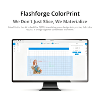 Flashforge CJ270, première imprimante 3D couleur MJP de bureau au monde, impression facile, couleurs vives, excellent rapport qualité-prix pour les laboratoires et l'éducation