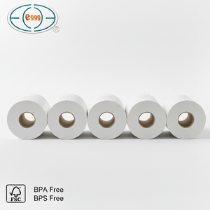 Rollo de papel térmico para recibos de 3 1/8" × 270, sin BPA ni BPS, papel térmico para caja registradora, etiqueta térmica adhesiva para impresión en caja registradora - Product Image 1