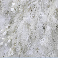 5D artificiel blanc 10 pieds X 10 pieds 8ft X 8ft fleur mur enrouler Rose fleurs mur rideau mariage scène décoration toile de fond