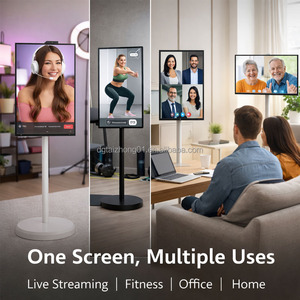 Pantalla Inteligente Portátil de 32/24 Pulgadas con Ruedas, 1080P, Interactiva, con Sistema Operativo Android, Compatible con <span class=keywords><strong>Google</strong></span> Store, Inalámbrica y Móvil - Product Image 1