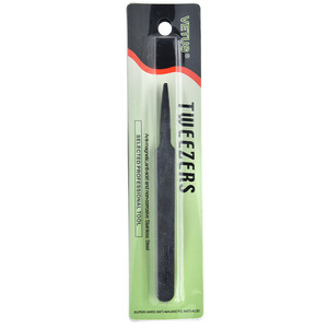 Pinzas de Punta Plana Vetus 702 de Acero Inoxidable, Antiestáticas, para Cuarto Limpio, Cabeza Recta, No Magnéticas, 6.5 Pulgadas - Product Image 3