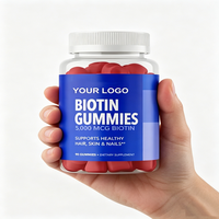 Complément Alimentaire Végétalien pour la Croissance Capillaire à Marque Blanche : 60 Gummies de Biotine, Collagène et Kératine