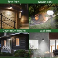 Projecteur solaire à détecteur de mouvement de style nouveau à 92 LED IP65 pour les cours