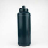 Bouteilles d'eau compressibles de 32 oz Sideline Sports avec couvercle, hydratation rapide et facile, bouteilles d'eau pour la salle de sport, bouteilles d'eau compressibles pour le cyclisme
