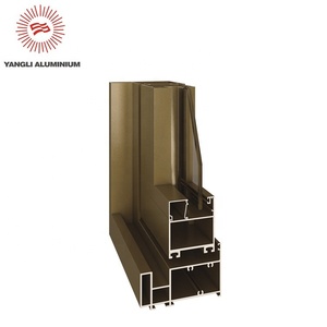 Finestra e telaio della porta 6063 marrone anodizzato estruso di <span class=keywords><strong>alluminio</strong></span> - Product Image 3