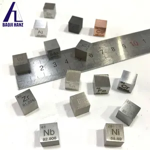 Buy Pure 99.95% Polished Metal Nb Block Niobium Element Cube 10 Mm