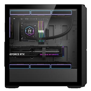 Nueva llegada <span class=keywords><strong>de</strong></span> gama alta vacía Torre completa Eatx <span class=keywords><strong>ordenador</strong></span> Pc caso Gaming escritorio carcasa gabinete con línea RGB Metal SPCC caso - Product Image 6