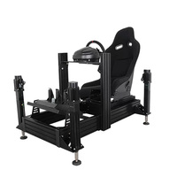 Simulateur de course automobile de réalité virtuelle haut de gamme à six axes pour machines de divertissement électriques de type arcade Air-force