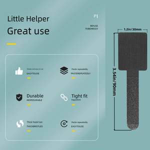 100 قطعة من أربطة الكابلات ذاتية اللصق القابلة للتعديل وإعادة الاستخدام من البولي فينيل كلوريد لتنظيم الأسلاك (أسود) - Product Image 2