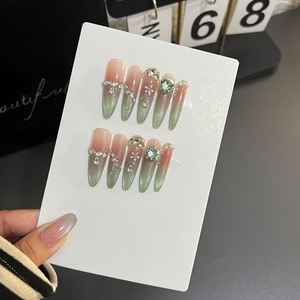 <span class=keywords><strong>Manicura</strong></span> <span class=keywords><strong>Francesa</strong></span> Ojo de Gato Elegante de Otoño/Invierno Hecha a Mano <span class=keywords><strong>con</strong></span> Brillo, Sofisticada y Favorecedora. - Product Image 5