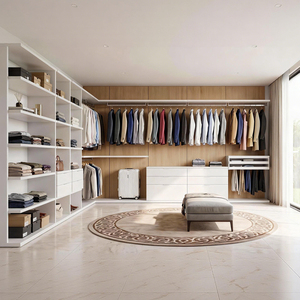 Dernier Design Moderne de Penderie en Bois, Dressing Blanc, Armoire de Rangement, Dressing Walk-in - Product Image 4
