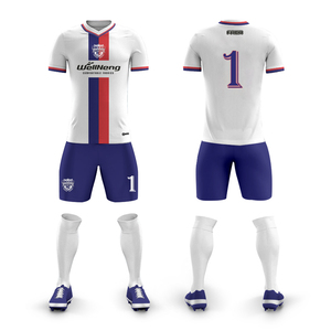 Set di Maglie da Calcio Personalizzabili Traspiranti con Stampa Digitale, Taglie Grandi, Asciugatura Rapida, Manica Corta, Kit Calcio per Adulti, Uniforme di Squadra per Partite - Product Image 4