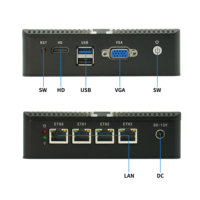 Routeur AISTONE le moins cher, compact, sans ventilateur, processeur Intel dual core N2840, 4 ports LAN i211, appareil matériel pfSense