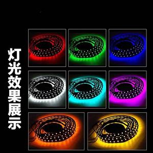 Bande lumineuse décorative pour châssis de voiture, contrôle par application téléphonique, éclairage <span class=keywords><strong>LED</strong></span> RGB pour sous-carrosserie, ambiance néon - Product Image 2