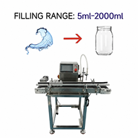 Machine de remplissage de liquides semi-automatique avec construction en acier inoxydable, adaptée aux applications des boissons et des cosmétiques