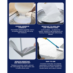 Revestimiento Impermeable Transparente Nano OEM <span class=keywords><strong>para</strong></span> Paredes de Baños y Aseos, Sellador Líquido con Buena Penetración - Product Image 5