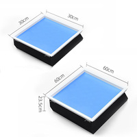 Plafonnier intelligent Blue Sky Light, contrôle par application et simulation de l'irradiation solaire par rythme biologique, 40 °   Lanterneau oblique à lumière naturelle