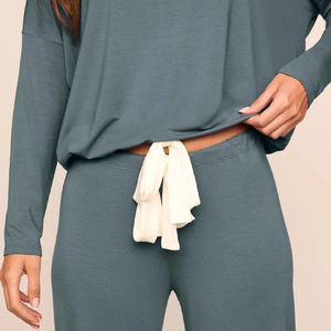 Модальные женские пижамы для сна, одежда из модала и спандекса, экологичная ночная одежда для женщин, домашняя одежда для отдыха - Product Image 3