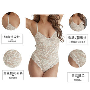 Túnica de encaje Sexy fina estrictamente seleccionada, ropa interior adelgazante europea y americana para mujer, cabestrillo moldeador de cuerpo exterior <span class=keywords><strong>Bo</strong></span> - Product Image 2