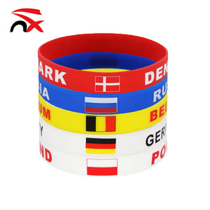 Bracelet promotionnel écologique taille <span class=keywords><strong>adulte</strong></span> unisexe en silicone avec drapeau palestinien pour <span class=keywords><strong>cadeau</strong></span> - Product Image 6