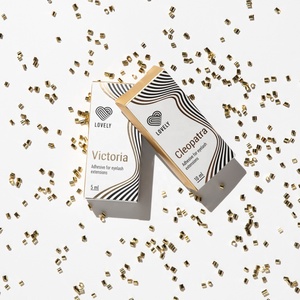 Adhésif professionnel pour cils Lovely Victoria, tenue forte, séchage rapide, végan, sans cruauté, <span class=keywords><strong>colle</strong></span> pour extensions de cils Cleopatra, logo personnalisé - Product Image 6