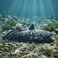 Peluche de Coelacanto Realista Personalizado, Fabricación Profesional ODM OEM, Relleno de Algodón PP Suave, para Exhibición en Museos Marinos y Acuarios