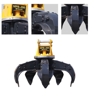 MONDE Excavadora de alta calidad Abrazadera de pelado múltiple OEM Pinza rotativa hidráulica - Product Image 1