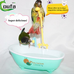 Bain d'oiseaux en plastique OF, douche pour oiseaux, pour perroquets, bain suspendu, cages à perroquets, <span class=keywords><strong>baignoire</strong></span> pour oiseaux, bain d'eau - Product Image 6