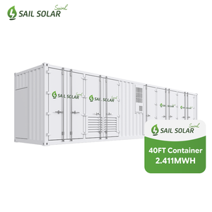 Système de stockage d'énergie en conteneur solaire au lithium de 40 pieds, 2 MWh, 1 MW, adapté pour une utilisation industrielle - Product Image 1