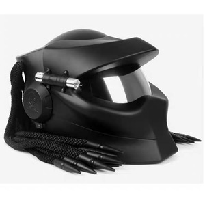 <span class=keywords><strong>Casco</strong></span> de Motocicleta Predator Retro Personalizado para Hombre, en Oferta, <span class=keywords><strong>con</strong></span> Diseño de Trenzas y Material ABS - Product Image 2