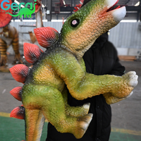 Marionnette de dinosaure réaliste en silicone de qualité supérieure, artisanale, taille réelle, animatronique, dragon, dinosaure bébé