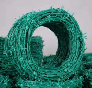 Gulungan mendaki Per meter 200m panjang 2.0mm kawat jala Tiongkok berduri Terbaik 3 helai kawat berduri - Product Image 5