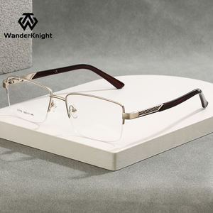 מפעל סיטונאי אופנה חדש הגעה אופנה יוקרה מעצב אופנה טרנדי מרובע משקפיים - Product Image 2