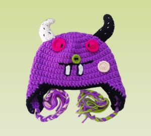 Gorro de Ganchillo Hecho a Mano para Niños con Bordado 3D |   Tela Acrílica 100% con Diseño de Animales Adorables, MOQ Bajo, Personalizable, para Niños Pequeños - Product Image 6