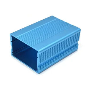 New Aluminum Shell Customized Extruded Aluminum Enclosures Prototype Extrusion Heat Sink Aluminum Housing for Electronics