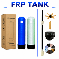 Réservoir FRP industriel de ramollissement des eaux usées, modèle 1054, résistant à la pression, anti-âge, purification, capacité 250L-10000L, base trépied