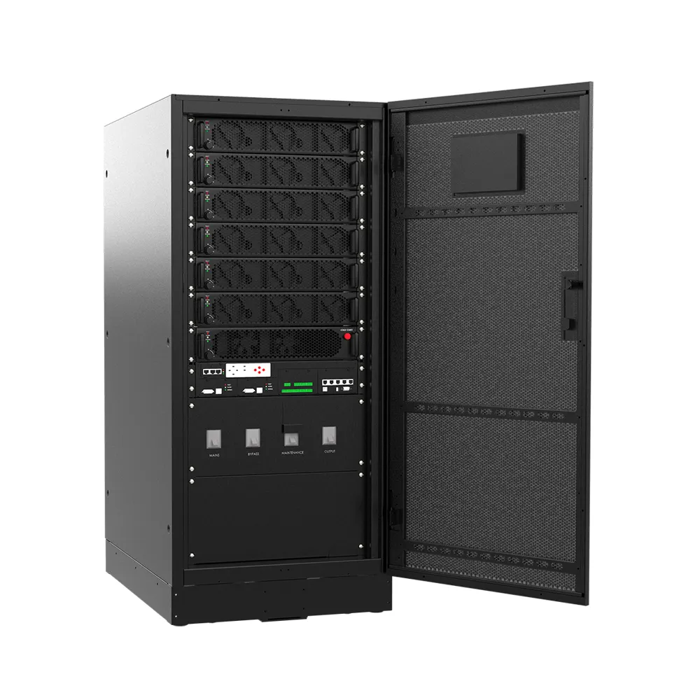 200KW UPS certificat CE 3 phases 20KW 30KW 50KVA modulaire 200KVA 400KAV Data Center UPS avec fonction de redondance N + 1