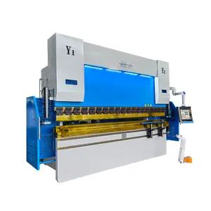 Prensa plegadora CNC de placa metálica de 250T y 4000mm con programación 2D y simulación 3D