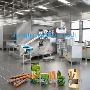 Línea de Producción Semiautomática de Palitos de Masa SUS304, Máquina Nueva para Hacer Rollos con Mezcladora y Horno de Cocción - Product Image 3