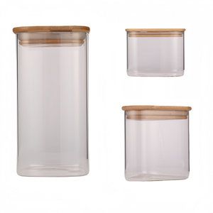 Hũ đựng thực phẩm trong nhà bếp được sắp xếp gọn gàng, hộp thủy tinh kín khí để bảo quản trong phòng đựng thức ăn - Product Image 3