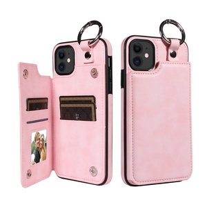 Nieuwe Kaarthouder Portemonnee Schokbestendig Leer Mobiele Telefoon Case Voor <span class=keywords><strong>Iphone</strong></span> Se3/<span class=keywords><strong>Xr</strong></span>/11/12/13/14/15 Ring Houder Cover - Product Image 1