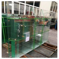 Panneaux de verre architectural trempé sur mesure 15 mm 12 mm pour escaliers extérieurs, murs de séparation d'entrée, haute résistance, compétitifs
